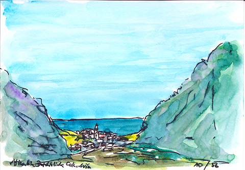 Atlantik-Durchblick bei Cala