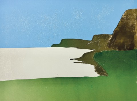 Linoldruck Isle of Skye