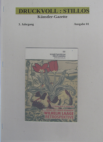 Druckvoll : Stillos, 3. Jahrgang, Ausgabe 01
