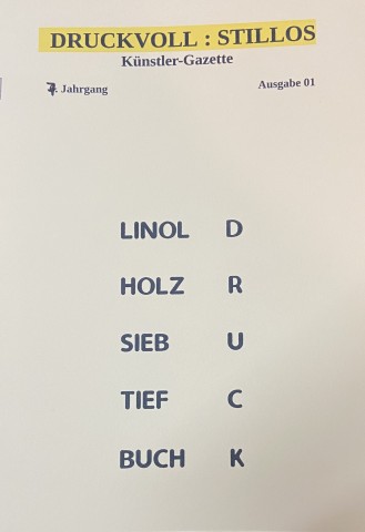 Druckvoll : Stillos, 7. Jahrgang, Ausgabe 01